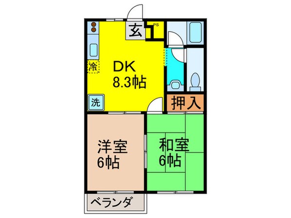 ドエル・イニシオ宝塚売布の物件間取画像